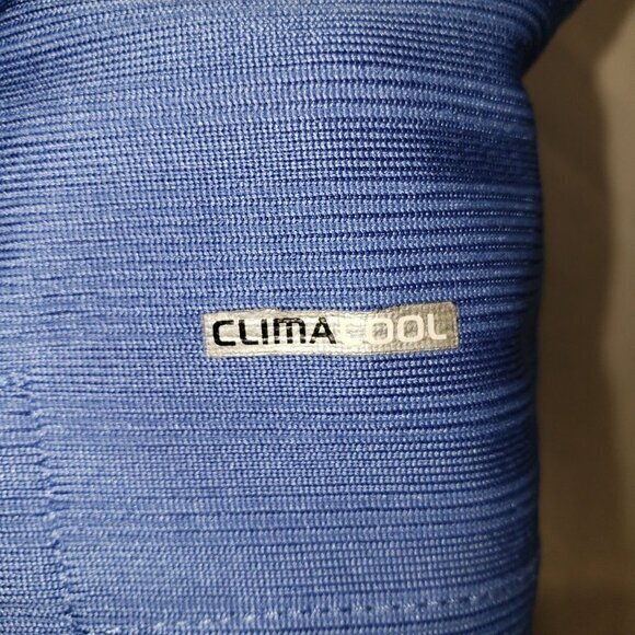 Adidas Climacool Golf Polo Shirt Blue Womens Size‎ XL Pre-Owned - Picture 5 of 13